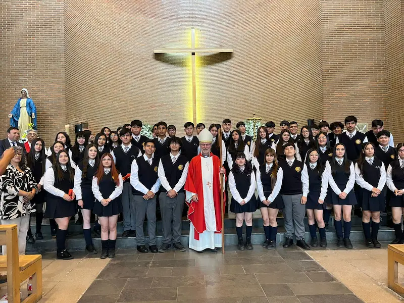 Sacramento de la Confirmación año 2025 Colegio Bicentenario Politécnico San José de Curicó