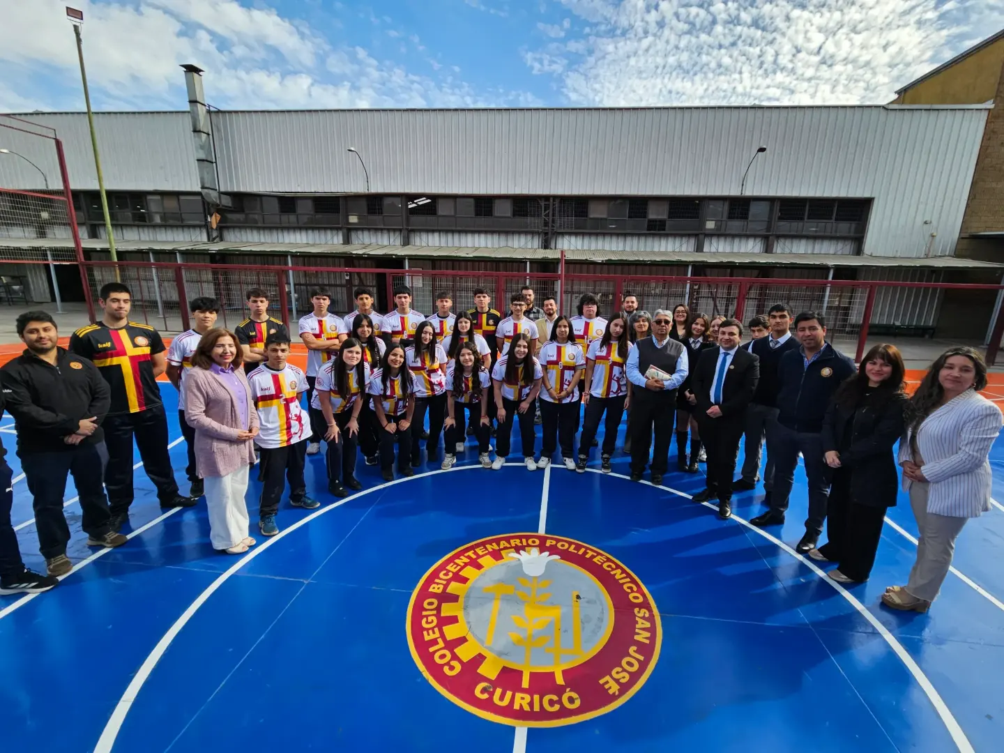 Bendición de nuestra Multicancha Colegio Bicentenario Politécnico San José de Curicó